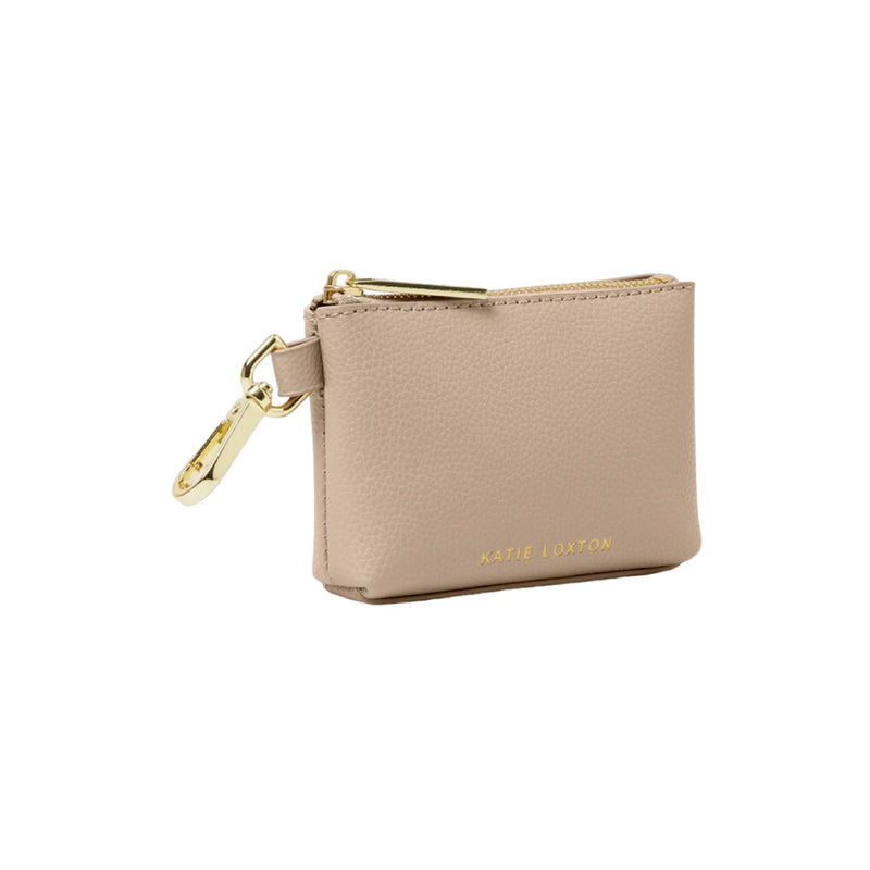 Evie Clip On Coin Purse | Soft Tan