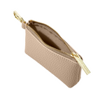 Evie Clip On Coin Purse | Soft Tan