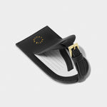 'Explore, Dream, Discover' Sentiment Luggage Tag | Black