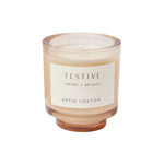 'Festive' Sentiment Candle | Cinnamon & Nutmeg Chai