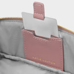 Fold-Out Mirror & Makeup Bag | Deep Rose