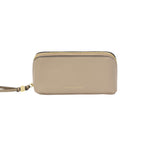 Fold-Out Mirror & Makeup Bag | Light Taupe