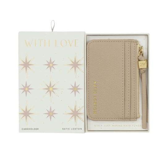 Gift Boxed Coin & Cardholder | Light Taupe