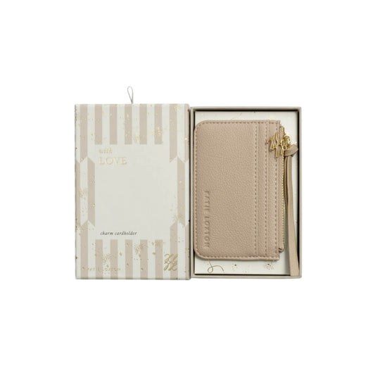 Gift Boxed Coin & Cardholder | Light Taupe