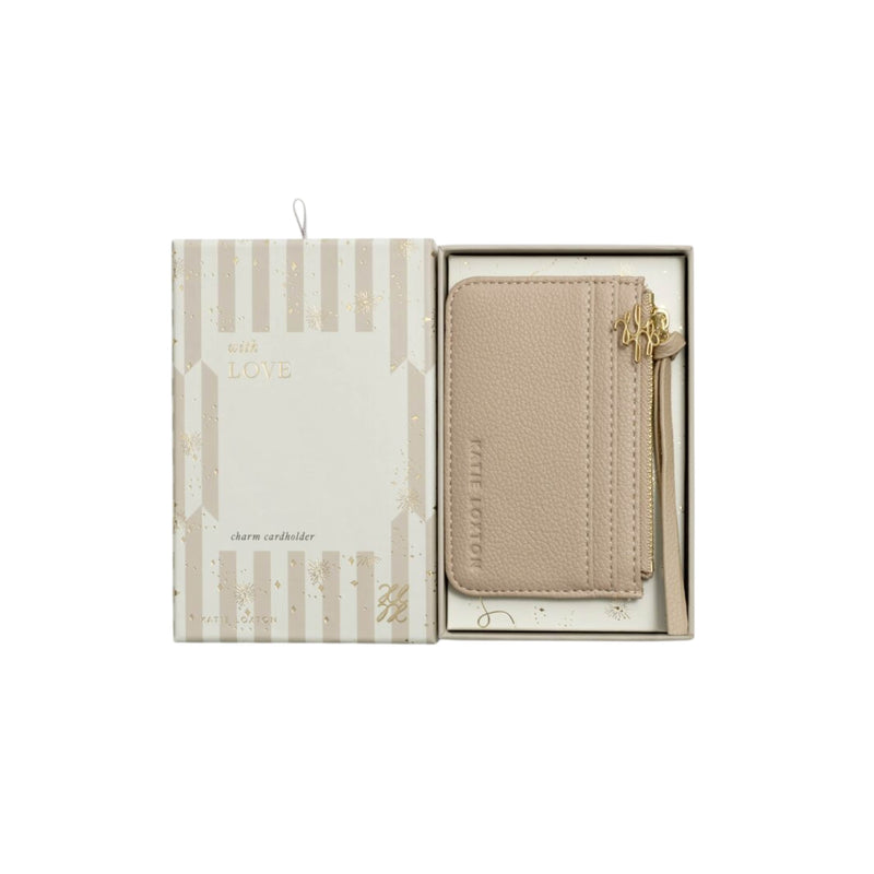Gift Boxed Coin & Cardholder | Light Taupe