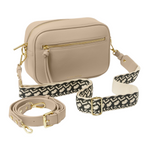 Hallie Double Strap Bag | Light Taupe