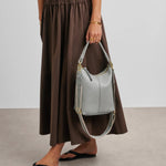 Hallie Satchel Bag | Moonstone Blue