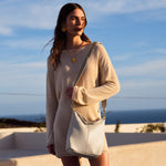 Hallie Satchel Bag | Oyster