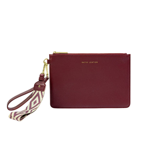 Hallie Wristlet Pouch | Cherry