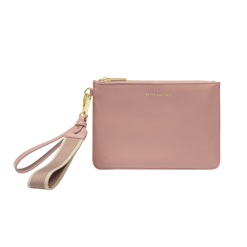 Hallie Wristlet Pouch | Pink Heather