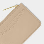 Hana Coin & Card Holder | Light Taupe