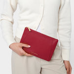 Hana Pouch | Garnet Red