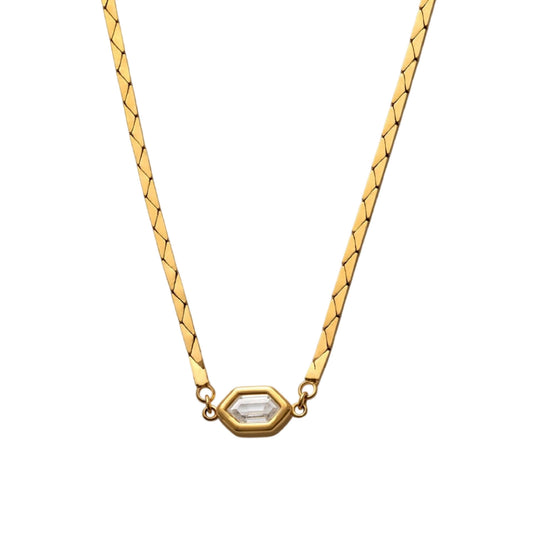 Harlequin Necklace | Gold Coated