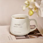 Porcelain 'Home' Mug