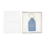 'Home Sweet Home' Boxed Keyring | Cornflower Blue