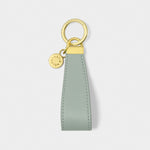 'Home Sweet Home' Sentiment Loop Keyring | Sage