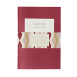 'Inspire, Create, Dream' Duo Notebook Set | Berry Red