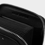 Klara Studded Concertina Cardholder | Black