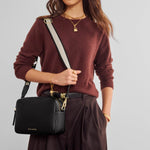 Lottie Crossbody Bag | Black | Large