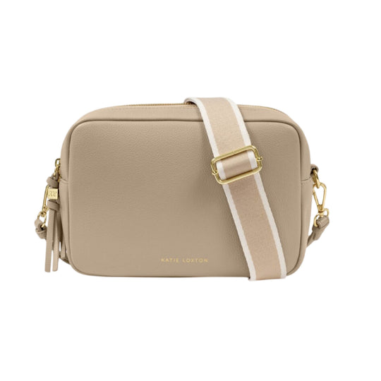 Lottie Crossbody Bag | Light Taupe | Large