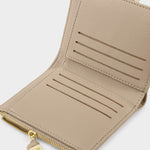 Lottie Fold-Out Purse | Light Taupe