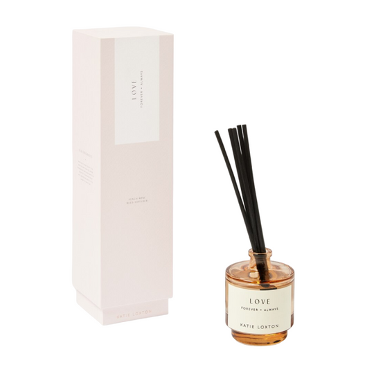 'Love' Sentiment Reed Diffuser | Peach Rose & Sweet Mandarin
