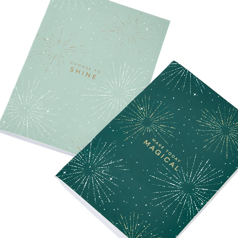 Christmas Notebook Set | Emerald Green