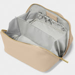 Make Up & Wash Bag | Medium | Light Taupe