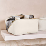 Makeup & Wash Bag | Off White | Large