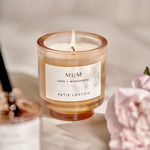 'Mum' Sentiment Candle | Fresh Linen & White Lily