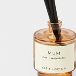 'Mum' Sentiment Reed Diffuser | Blossom Print | Fresh Linen & White Lily