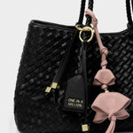 'One In A Million' Sentiment Tag Keyring | Black
