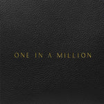 'One In A Million' Sentiment Make Up Bag | Black