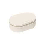 Oval Jewellery Box | Off White