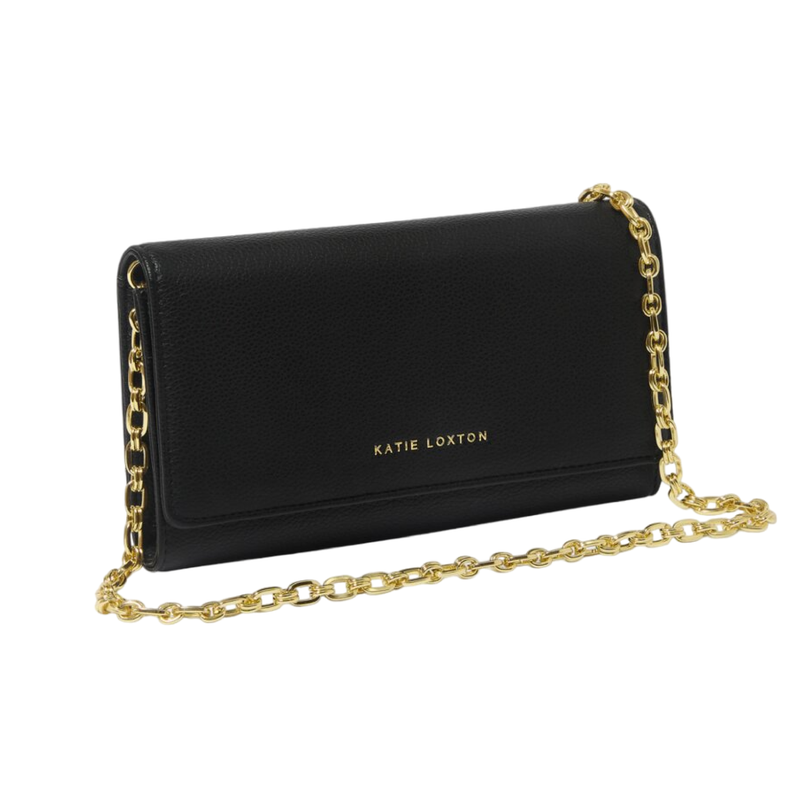 Rubi Chain Crossbody Purse | Black