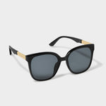 Savannah Oversized Square Sunglasses | Black