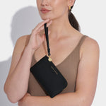 Small Wristlet Pouch | Black