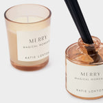 'So Very Merry' Mini Votive & Reed Diffuser Gift Set | Blackberry Noir