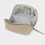 Soho Makeup & Wash Bag | Light Taupe | Medium