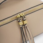 Soho Makeup & Wash Bag | Light Taupe | Medium
