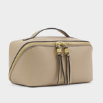 Soho Makeup & Wash Bag | Light Taupe | Medium