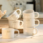 Speckled Sentiment Mug with Tag | Joyeux Noel