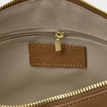 Alize Suedette Shoulder Bag with Eyelets | Caramel