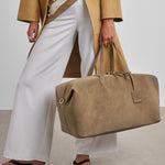 Soho Suedette Weekend Bag | Taupe