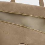 Soho Suedette Weekend Bag | Taupe
