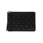 Tassel Studded Charm Pouch | Black