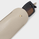 Vegan Leather Glasses Sleeve | Cloud Taupe