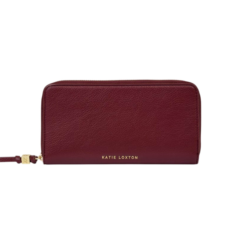 Vegan Leather Purse | Cherry | Large
