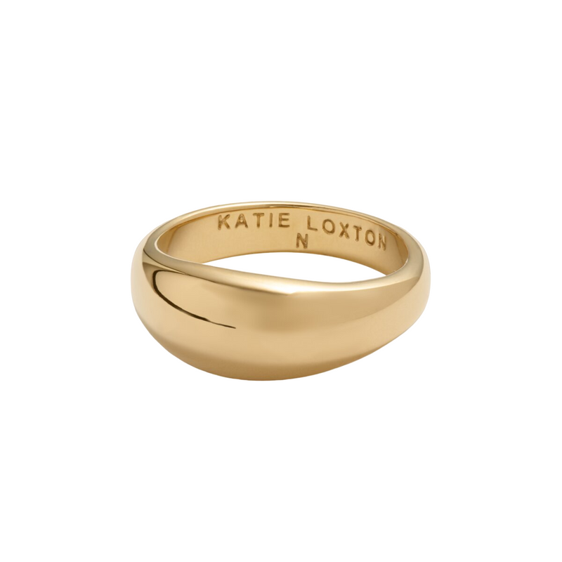 Waterproof Aura Dome Ring | Medium | Gold Plated