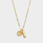 Waterproof 'Collect Adventures' Charm Necklace | Gold Plated